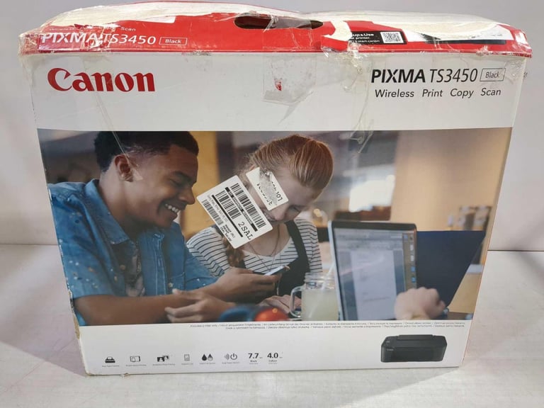one,brand new,boxed,canon pixma ts3450,wireless,print,scan,copy,new in  box,rrp £49.99, in Churchdown, Gloucestershire