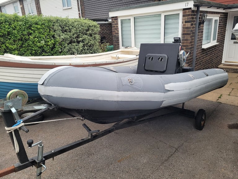 image for Avon SR4 inflatable rib boat and trailer