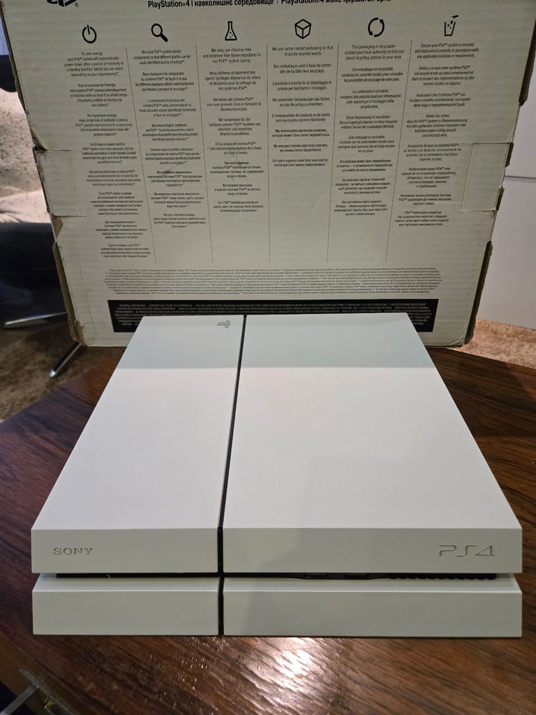 image for PlayStation 4 Glacier White Matte  500GB