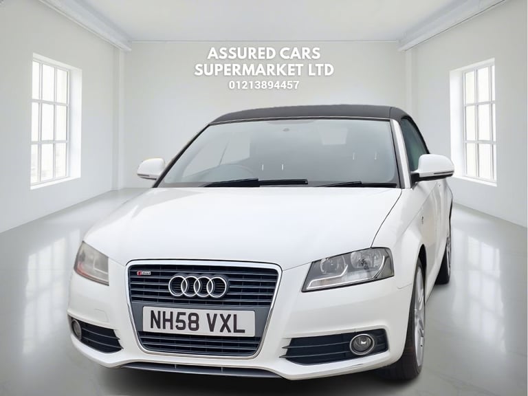 2008 Audi A3 1.8 T FSI S Line 2dr CONVERTIBLE PETROL Manual
