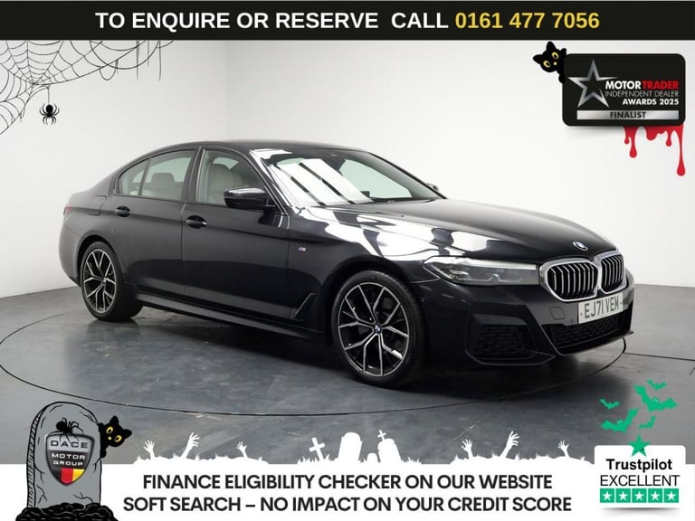 image for 2021 BMW 5 Series 2.0 520d MHT M Sport Saloon 4dr Diesel Hybrid Steptronic Euro 6 (s/s) (190  Sal...