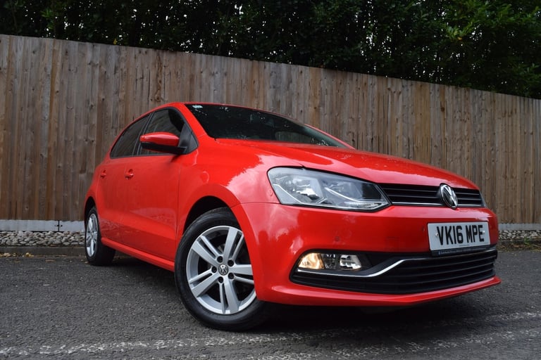 VOLKSWAGEN POLO 1.4 TDI BlueMotion Tech Match Red Manual Diesel 2016