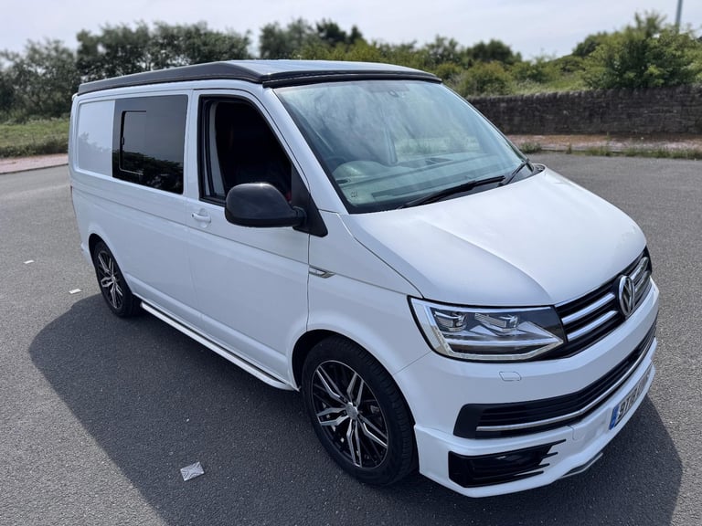 2018 VOLKSWAGEN TRANSPORTER T6 SPORTLINE 204BHP DSG. POP TOP. SOLAR.NO VAT