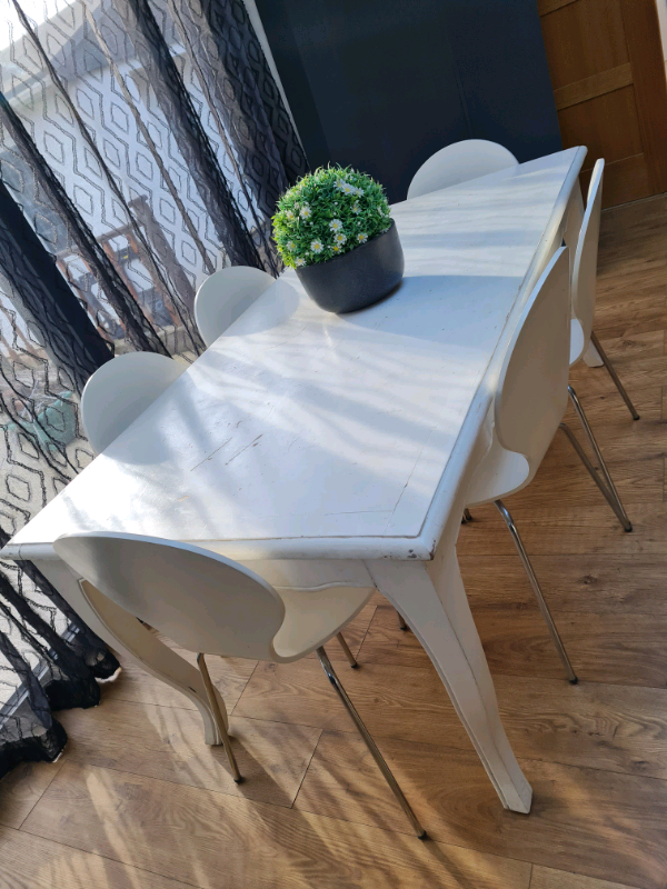 White Dining Table Only