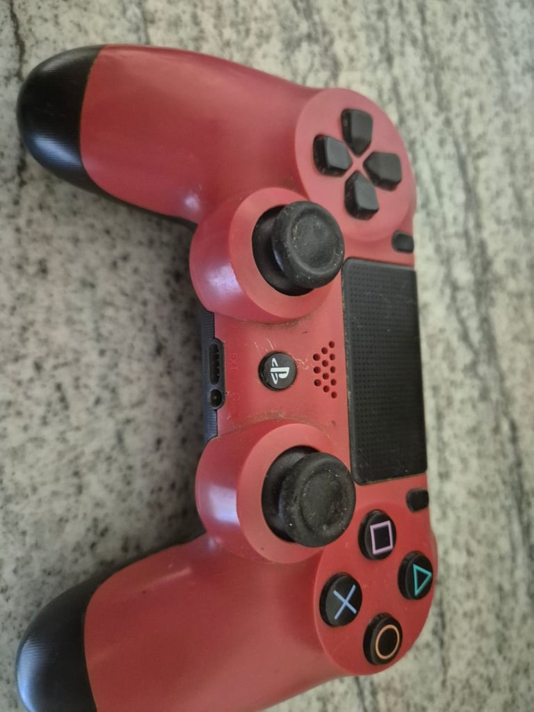 image for Sony PlayStation 4 ConsoleUsed blue PlayStation controller in good condition.