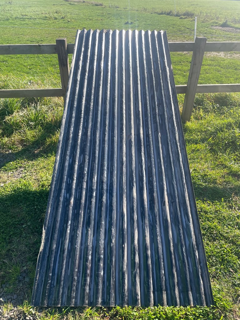 Metal Roof Sheet, Corrugated in Black