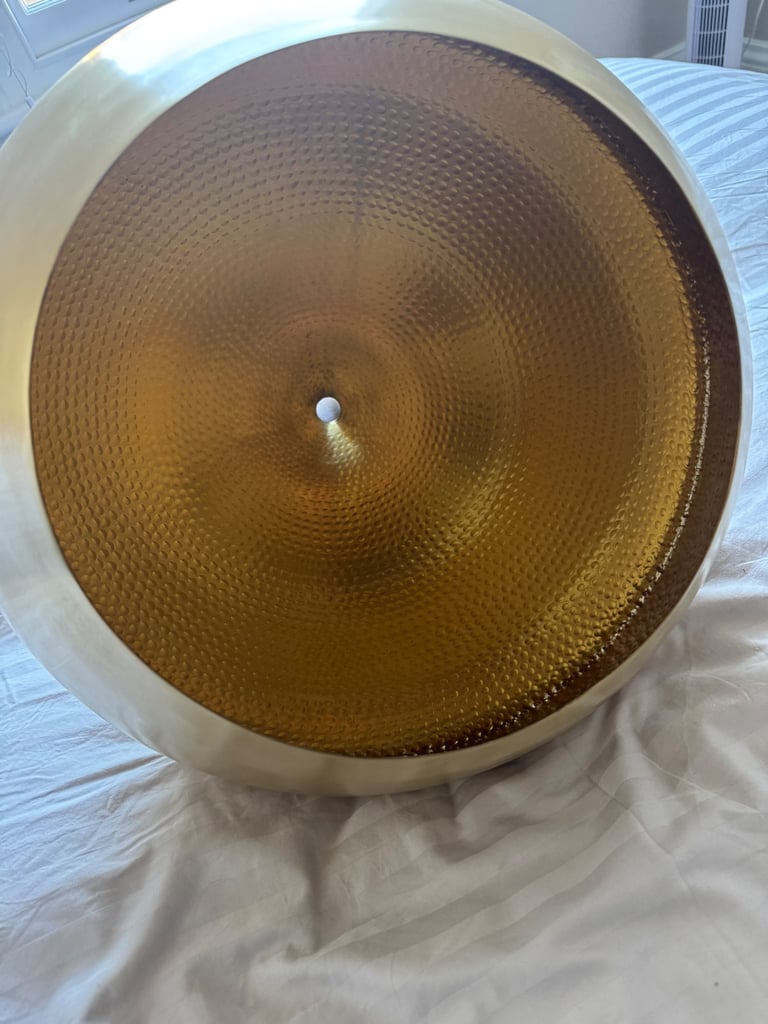 Tom Dixon Beat LED Stout Pendant Brass BLS04B-PEUM3 Pendant Light Brass
