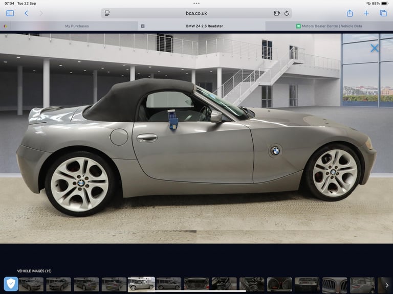 image for 2004 BMW Z4 2004 2.5i SE 2dr MANUAL CONVERTIBLE MET GREY FULL LEATHER CONVERTIBLE Petrol Manual