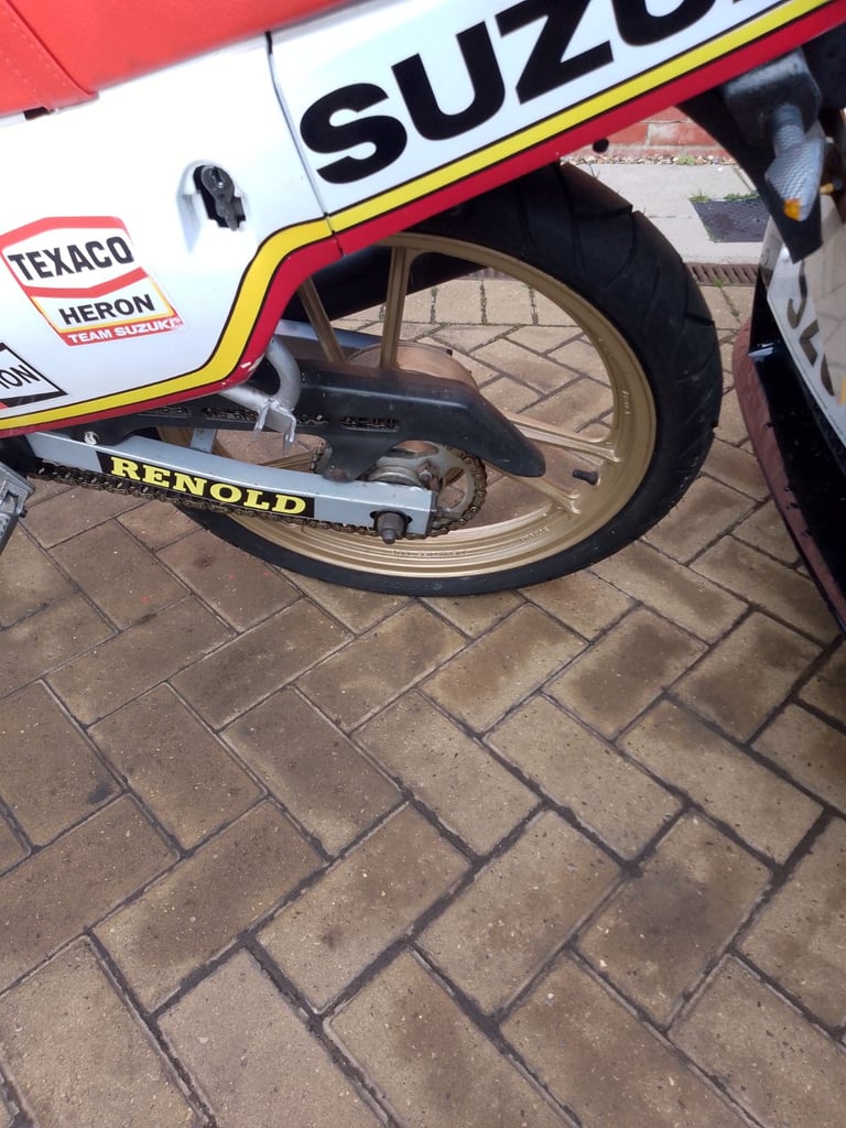 Suzuki, RG 125 gamma 1986 Barry sheen colours