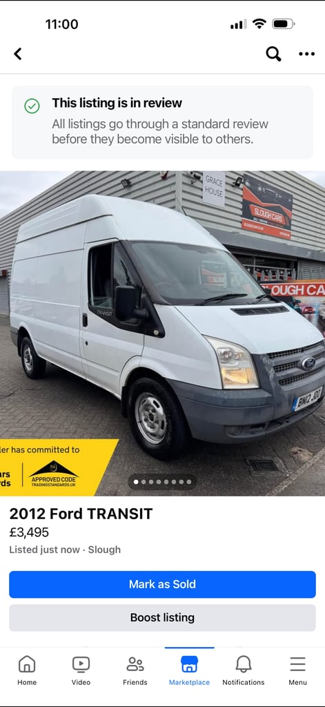2012 Ford Transit High Roof Van TDCi 125ps PANEL VAN Diesel Manual
