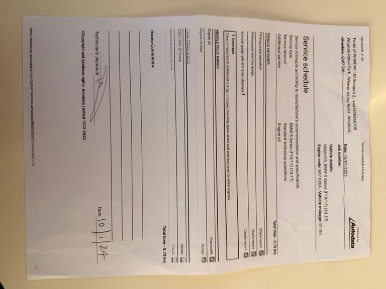 2016 BMW 5 Series 2.0 520d M Sport Saloon 4dr Diesel Auto Euro 6 (s/s) (190 ps) Saloon Diesel Aut...
