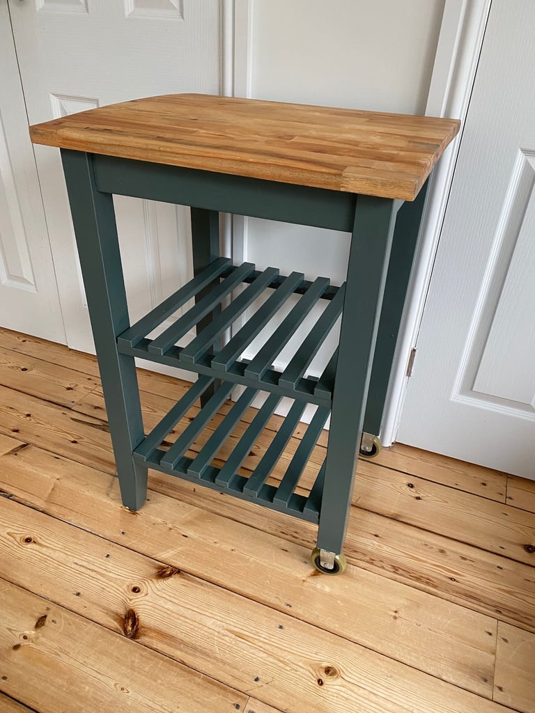 Kitchen Butchers Block Kitchen Trolley Island 