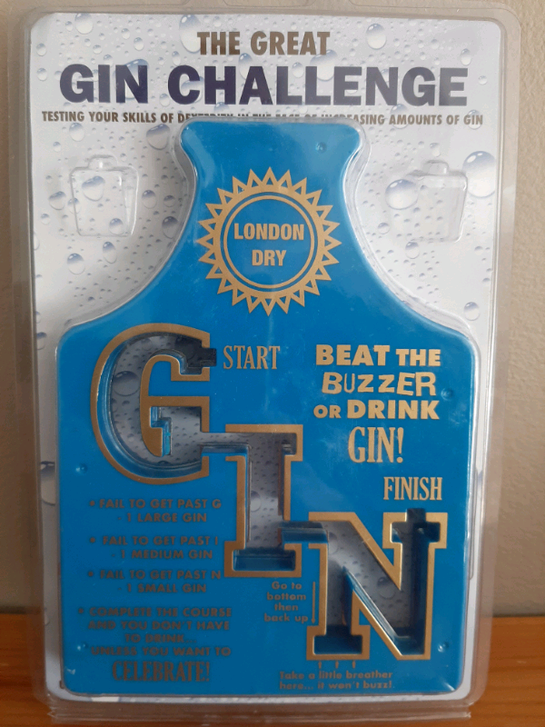 image for The Great Gin Challenge Buzzer Game by Boxer Gifts