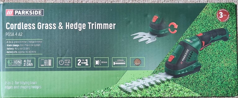 Cordless Grass and Hedge Trimmer