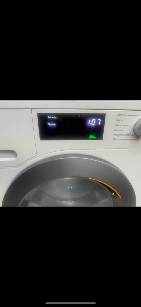 Miele TCF640WP 8kg T1 Heat-Pump Tumble Dryer with EcoSpeed – White