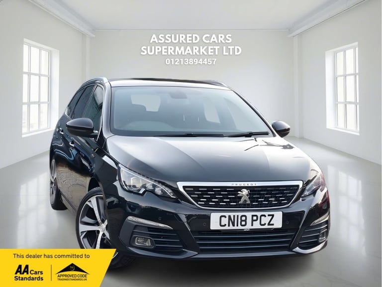 2018 Peugeot 308 SW 1.2 PureTech GT Line Estate 5dr Petrol EAT Euro 6 (s/s) (130 ps) Estate Petro...