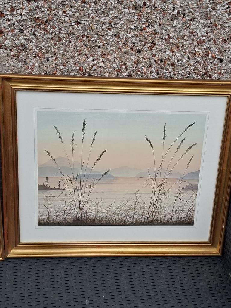 Matching framed artwork