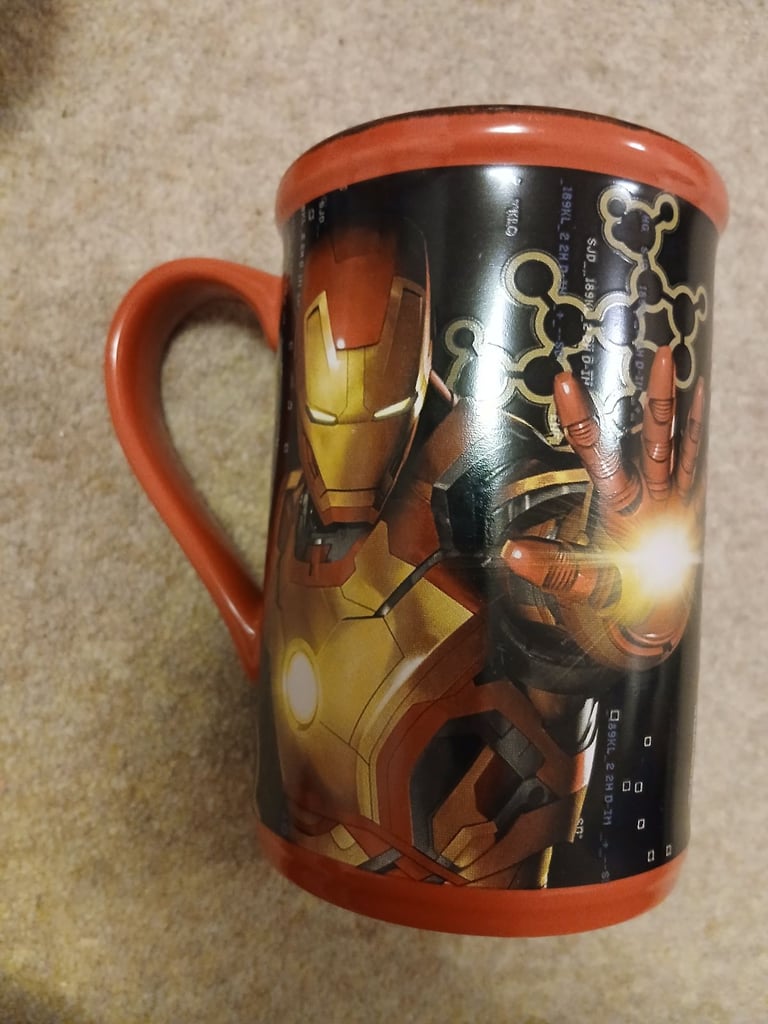 image for Iron man mug.  New 