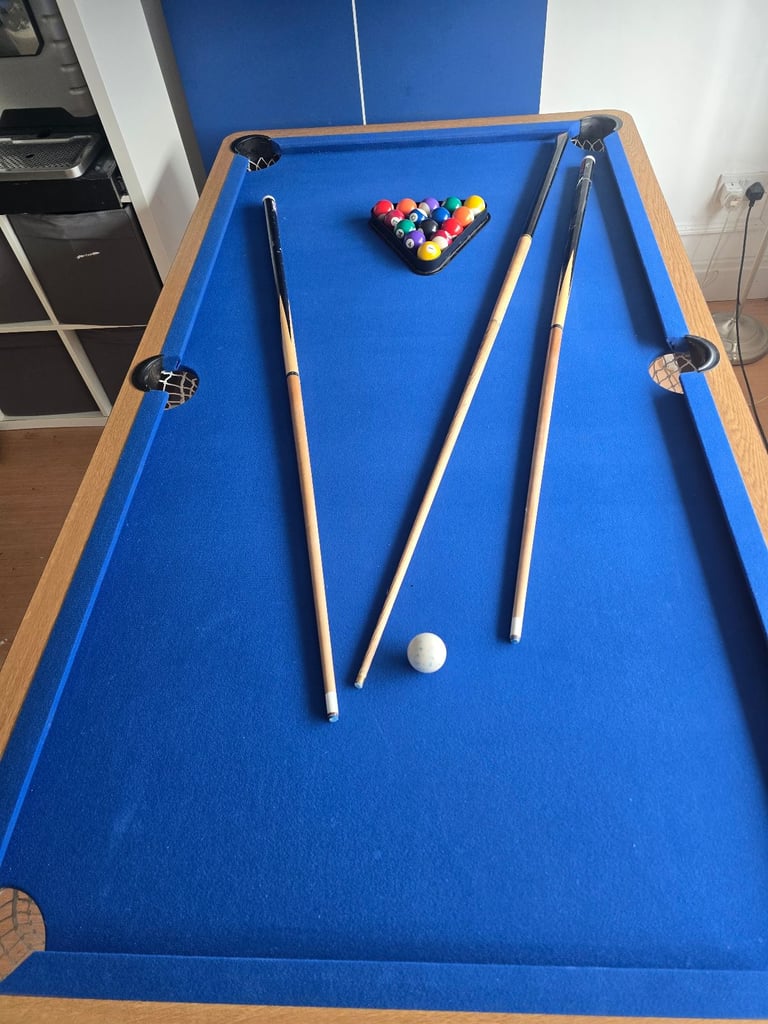 Fold up pool table, table tennis and darts
