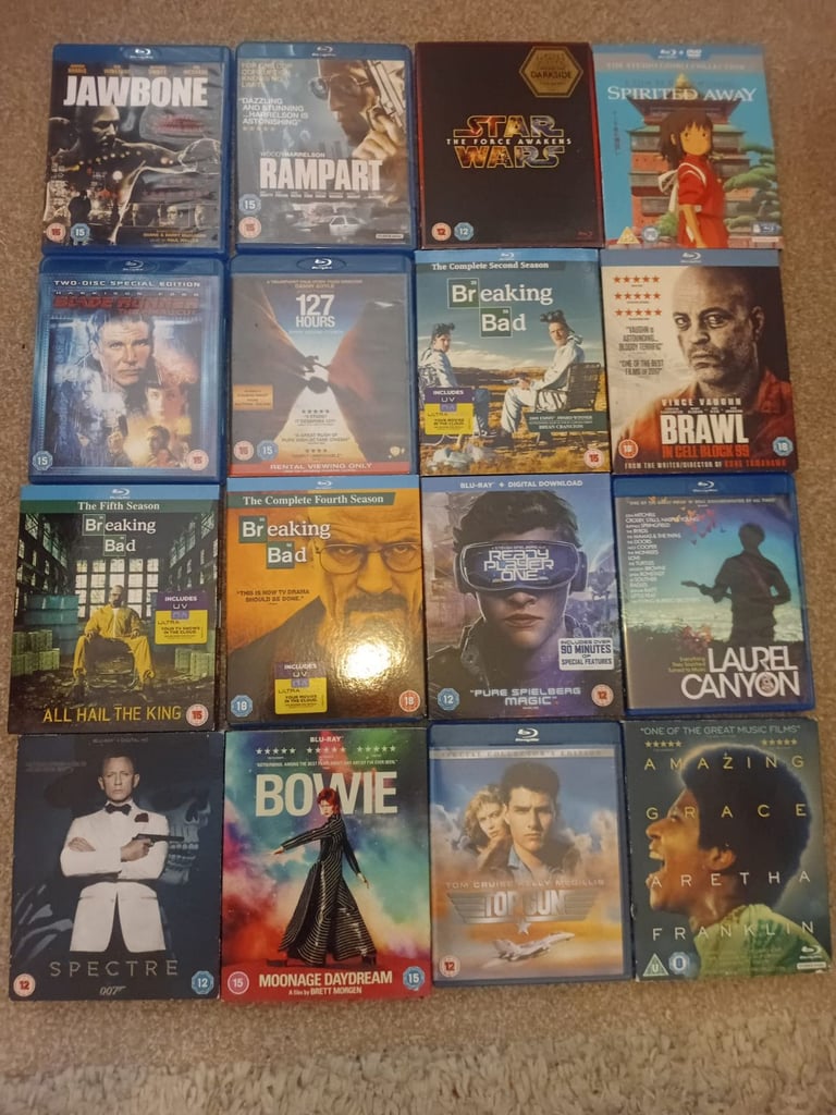 Bulk Lot of Blu Rays & DVDs (83 Titles and 263 Discs) - Lots of Box Sets