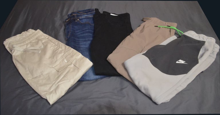 image for 5 pairs mens/boys trousers/jeans