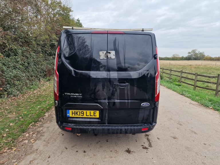 2019 Ford Transit Custom Black 6 Seat Crew Cab  LTD Top Spec Spares &amp; Repairs