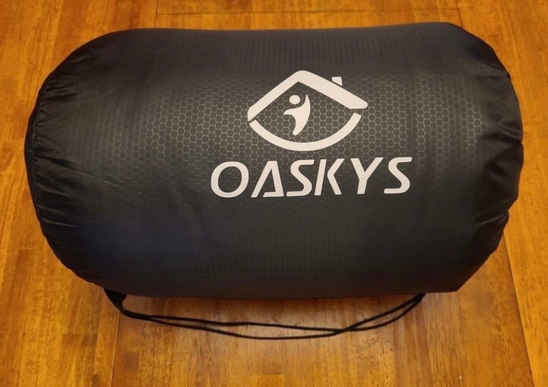 image for Oaskys Camping Sleeping Bag - 3 Season Warm & Cool Weather 200(+30)X99 Cm