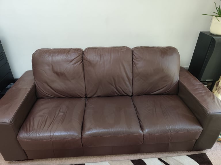 Free Leather 3 seater sofa