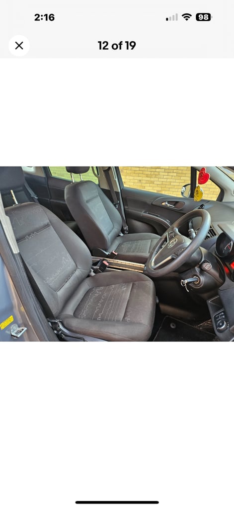 VAUXHALL MERIVA EXCLUSIVE 