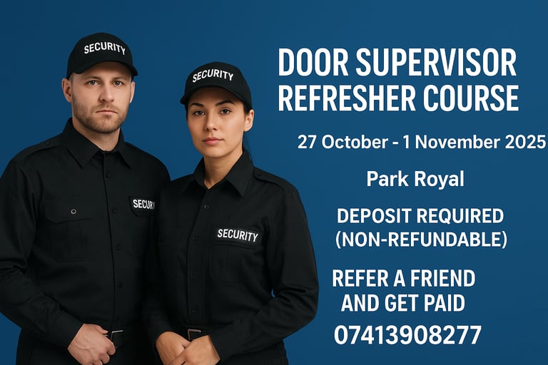 Door supervisor Training