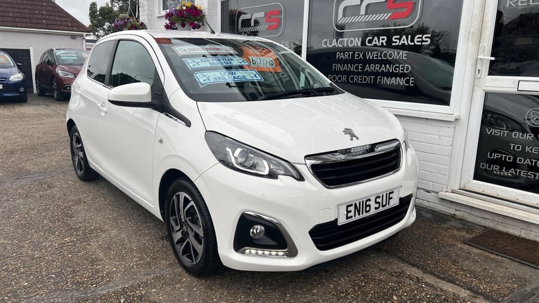 2016 Peugeot 108 1.2 PureTech Allure Euro 6 5dr HATCHBACK Petrol Manual