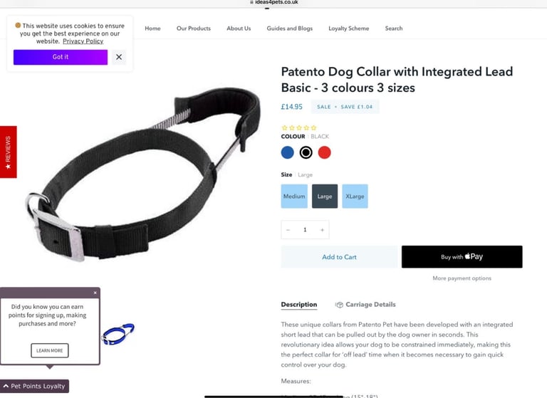 BRAND NEW DOG COLLARS size 51-60cms. BARGAIN price thanks ☺️ RETAIL at £15 !!