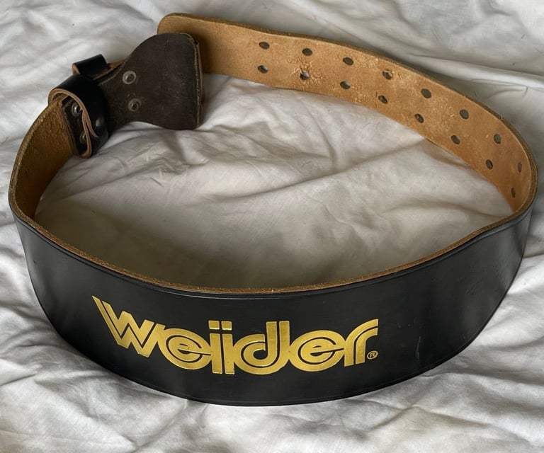 Weider Vintage Leather Weightlifting Belt *Postage Available*
