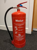 image for 9L Water Fire Extinguisher, full with intact tamper seal