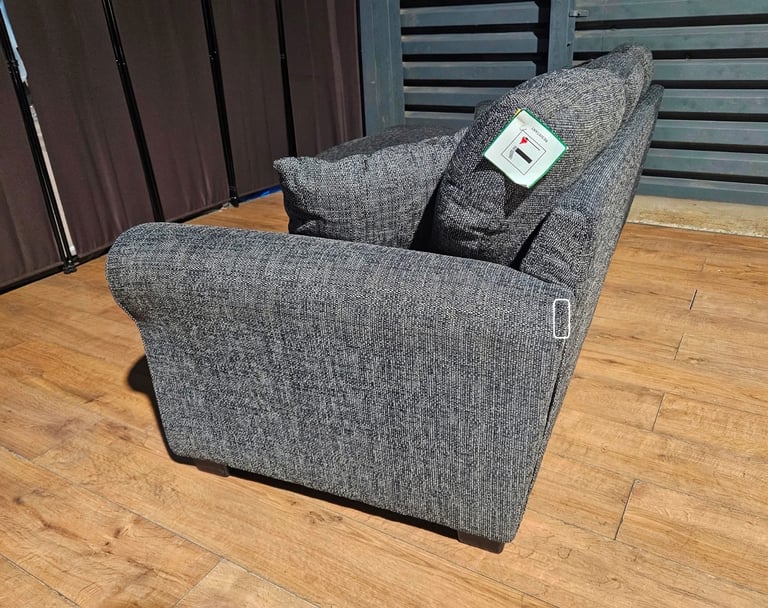 Fabric Corner Sofa - Charcoal.