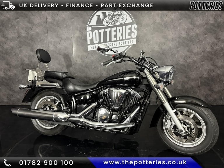 Yamaha XVS1300 Midnight Star with genuine 3900 miles!