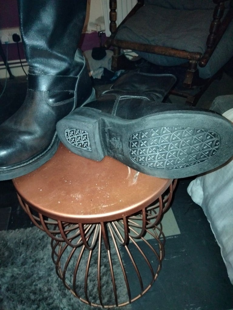 Hermon survivor motorcycle boots size ten 