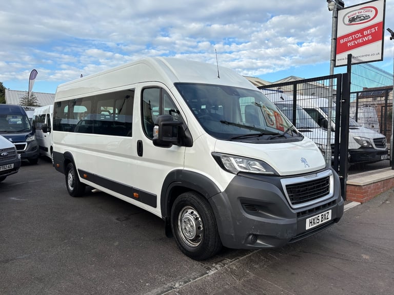 image for 2015 Peugeot Boxer 2.2 HDi L4 H2 PSV MOT AVAILABLE DISABLED REAR RAMP THE MINIBUS 130ps Minibus D...