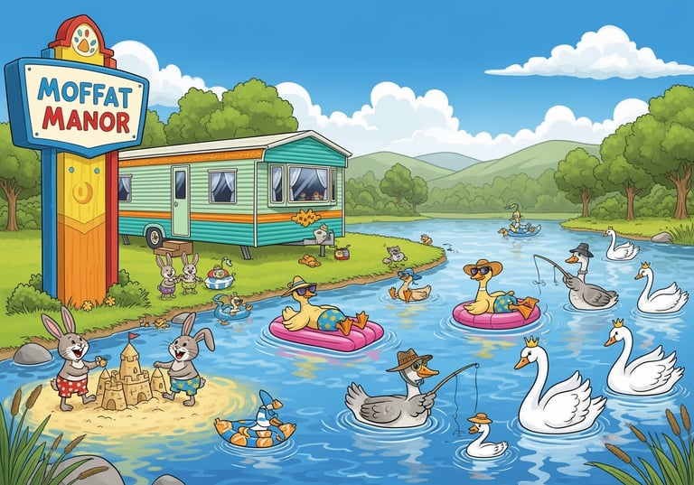 STATIC CARAVAN FOR SALE IN SCOTLAND MOFFAT NEAR GLASGOW DUMFRIES AYRSHIRE EDINBURGH CARLISLE