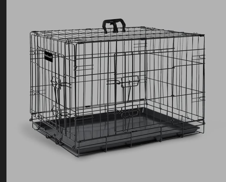 A new still boxed 30inch dog cage it is folding with a removable 