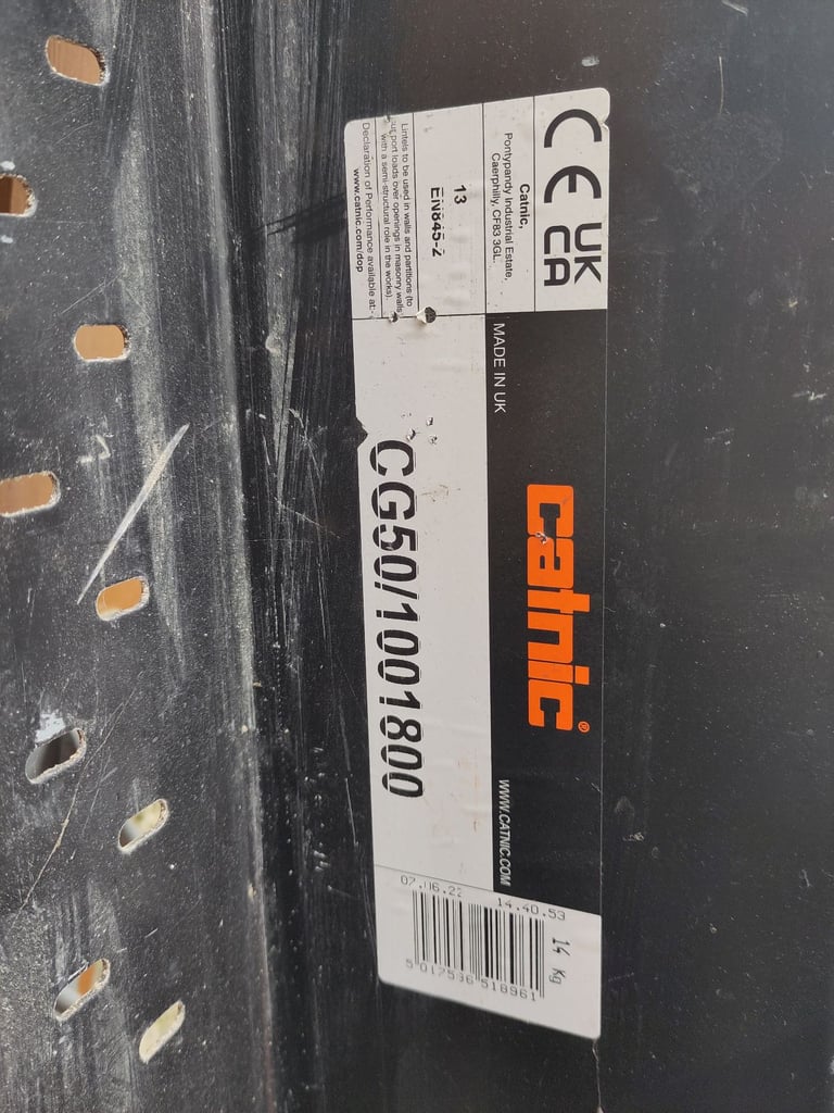 Three Catnic lintels - brand new!