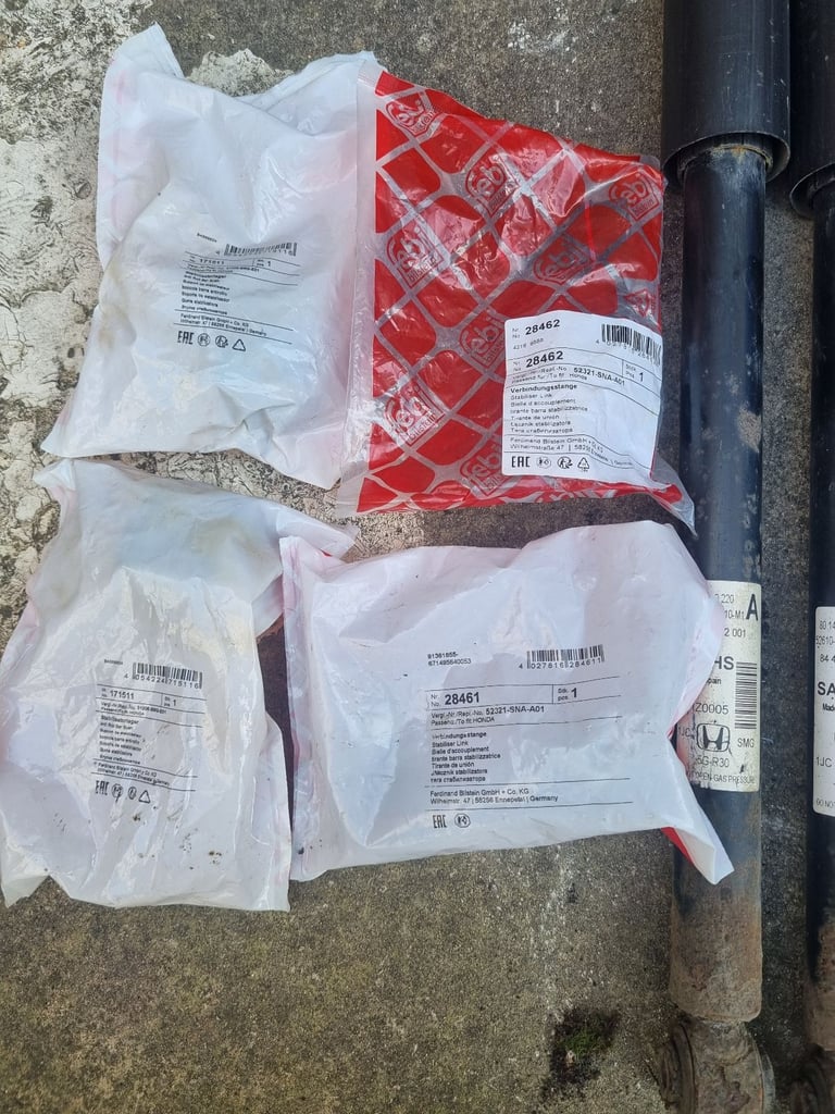 Honda Civic Mk8 Rear Anti roll bars/Front bushs/Rear shocks 