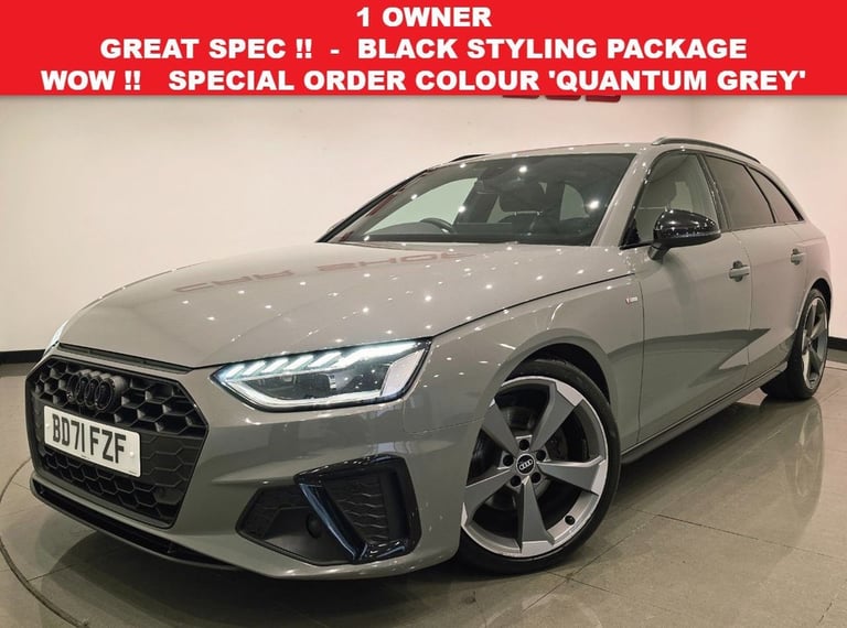 2021 71 AUDI A4 AVANT 2.0 TDI 35 BLACK EDITION ESTATE 5DR S TRONIC EURO 6 163 PS