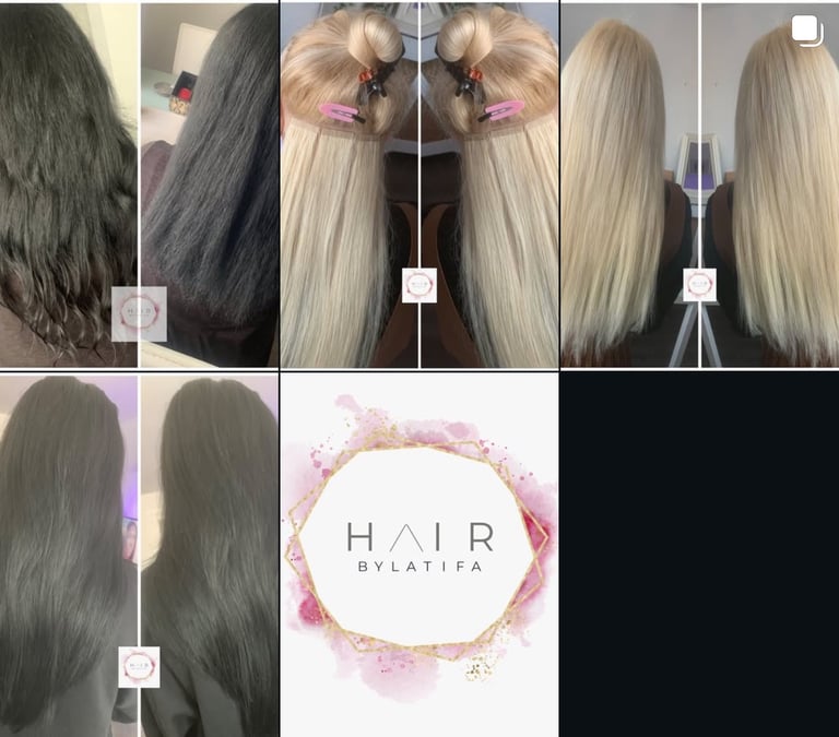 image for Tape in hair extensions fitting 