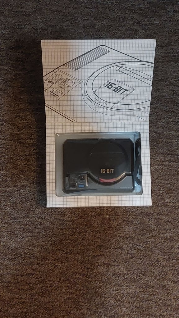 Sega megadrive scale model and megadrive charger  collectable 