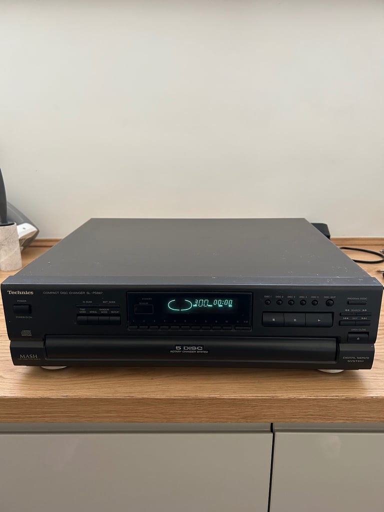  Technics SL-PD887 Stereo 5 Disc Compact Disc CD Changer / Player | Hifi Separate