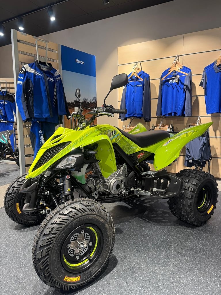 New Yamaha YFM700 Raptor 2025 SE Road Legal Quad Acid Green In Stock !!!!