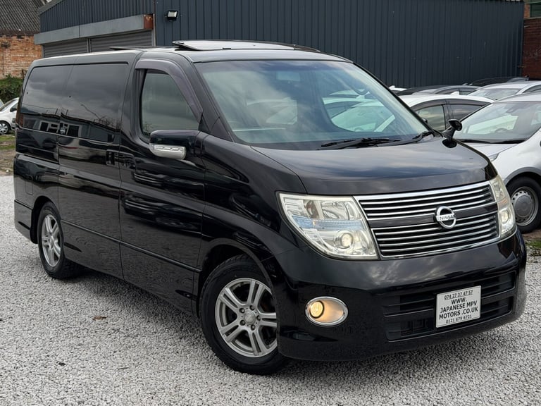 2009 Nissan Elgrand E51 HIGHWAY STAR 2/4WD 3.5L Petrol 8 Seater Sunroof Adaptive Cruise CarPlay M...