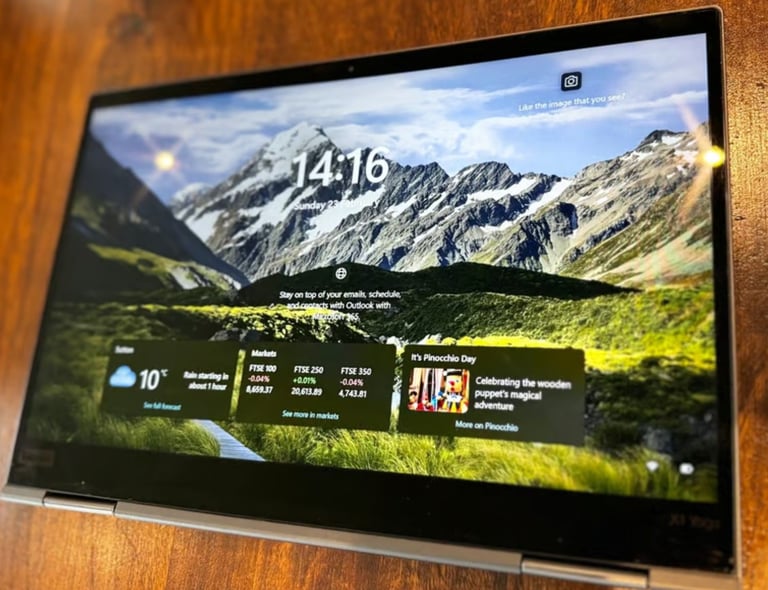 Lenovo laptop *Touch Screen* X1 Yoga 5th Gen, i7 4.9ghz, TBT3, Excel Cond, 16GB Ram, 512gb SSD