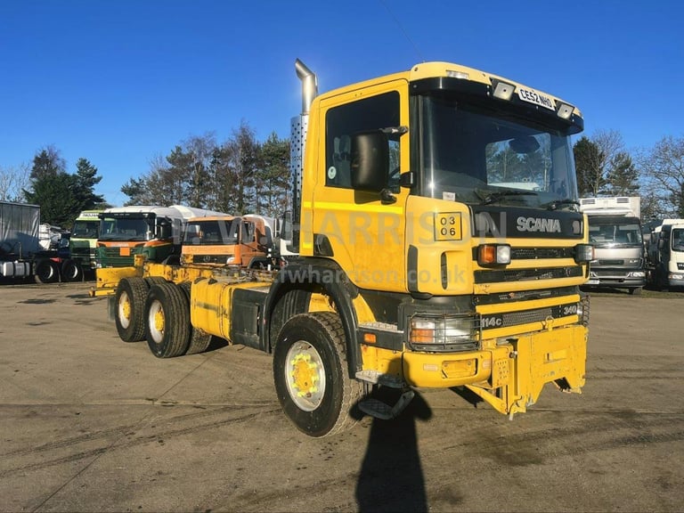 image for 2002 SCANIA 114 340 6X6 CHASSIS CAB